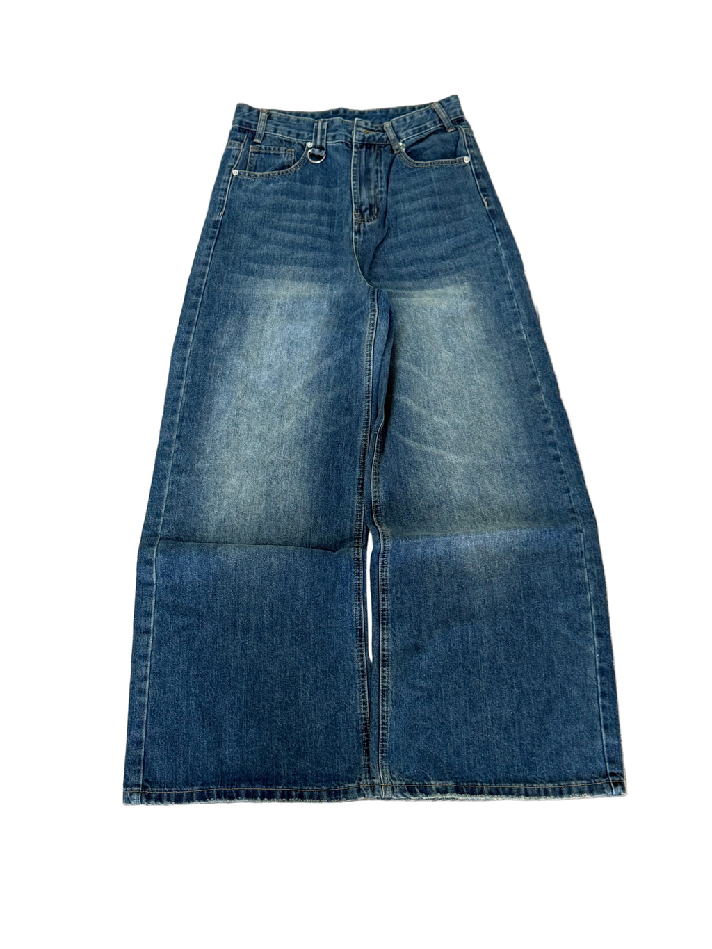 Fogged baggy jeans